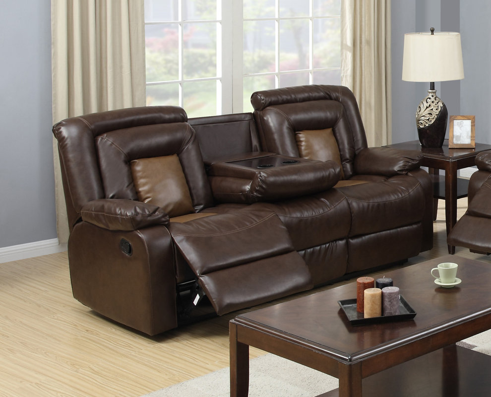 Beverly Fine Furniture Topeka Reclining Sofa & Reviews Wayfair